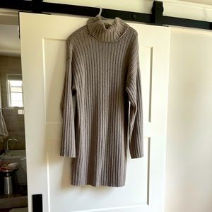 Turtleneck sweater dress